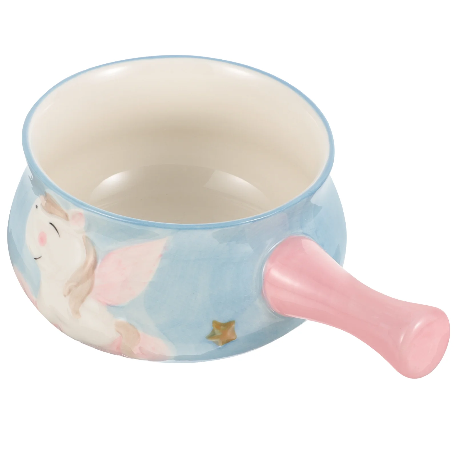

Детская керамическая чашка для молока, бытовой кофейник 18 х11,5 см, приготовление еды, многофункциональная фарфоровая сковорода для соуса, те...