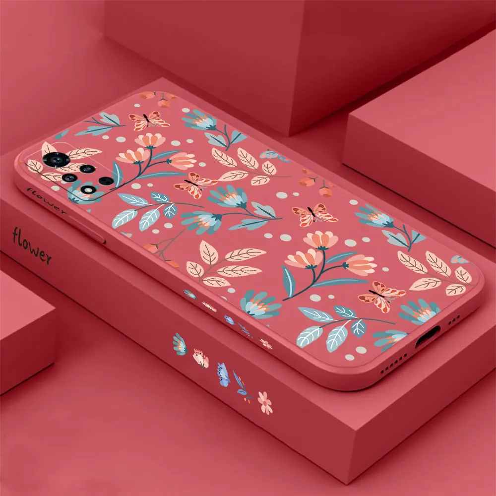

Romantic Garden Flower Phone Case For Honor PLAY 6T 5T 4 MAGIC 5 4 3 X40 X40I X30 X20 X10 V40 V30 V20 V10 PRO TLITE MAX 5G Cover