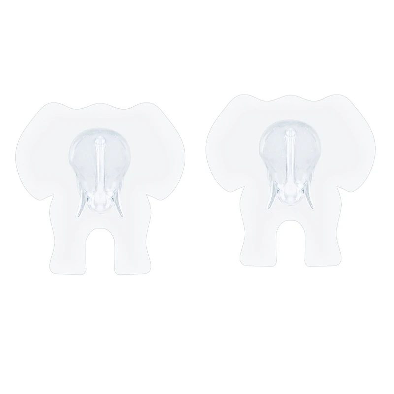 

Симпатичные настенные крючки, прозрачные бесшовные крючки, водонепроницаемые самоклеящиеся крючки, 2 шт.