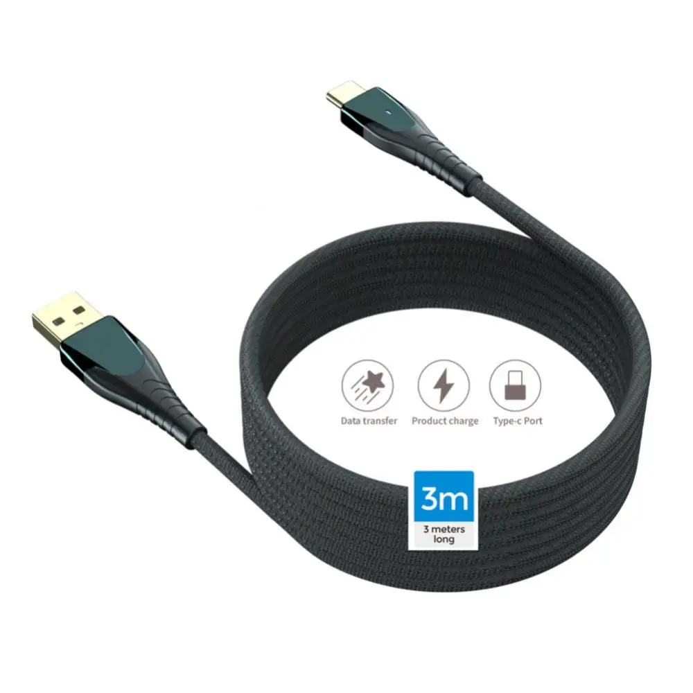 

Type C Usb Cable Charging Cable Universal Fast Charging Transfer Data Cord Smartphone Accessories Usb Power Cord Protable