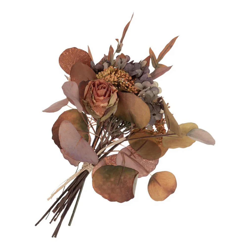 

Flower Dried Stems Fake Artificial Stem Bouquet Roses Rose Faux Vase Floral Fordry Branches Palm Stalks Tablesilk Centerpiece