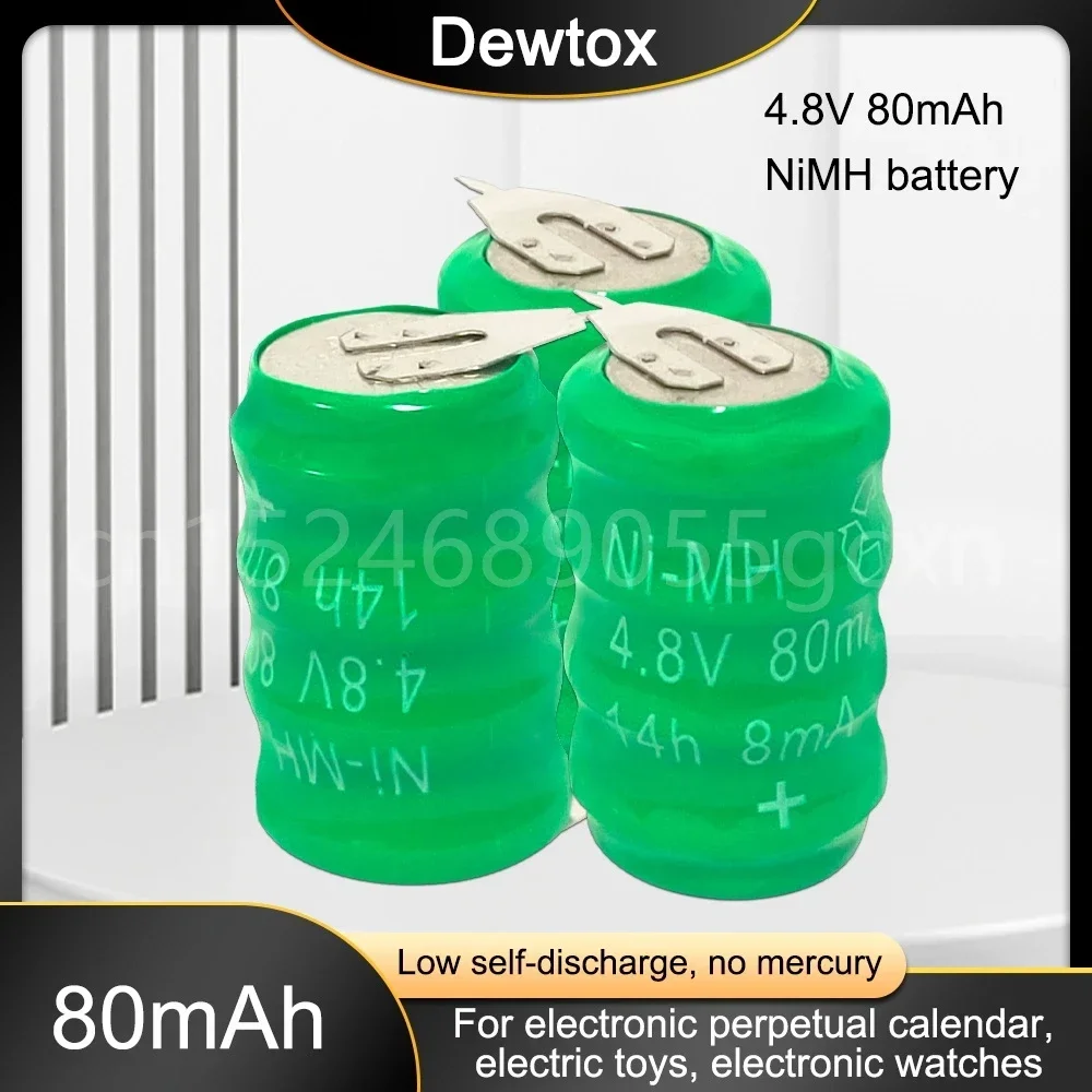 Аккумуляторная батарея 4 8 В 80 мАч для солнечной энергии ПЛК резервный источник