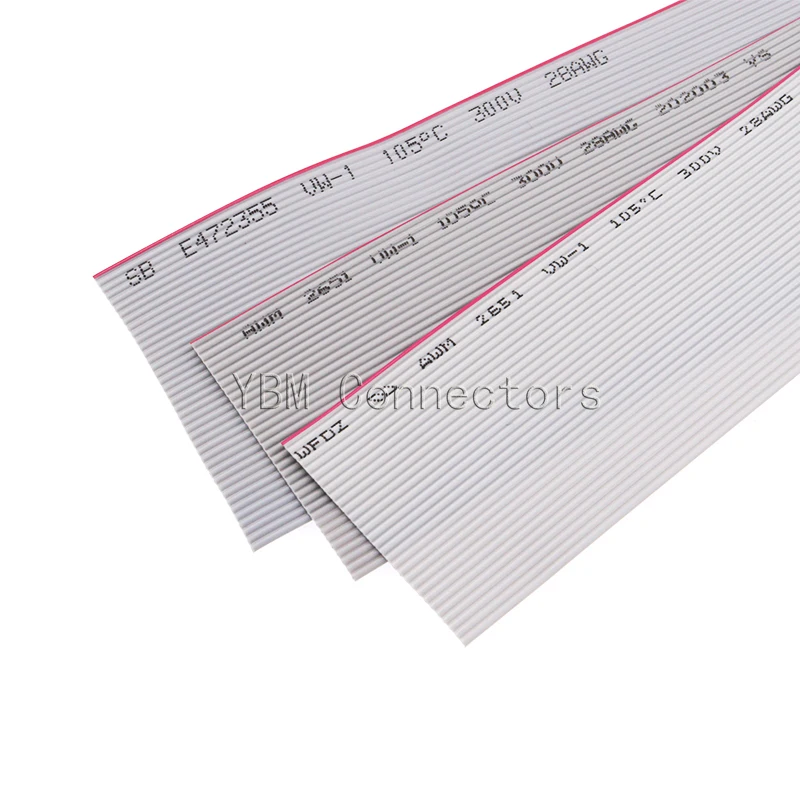 1 м метр серый плоский ленточный кабель FC провод для передачи данных 27 мм Шаг 10P 12 14