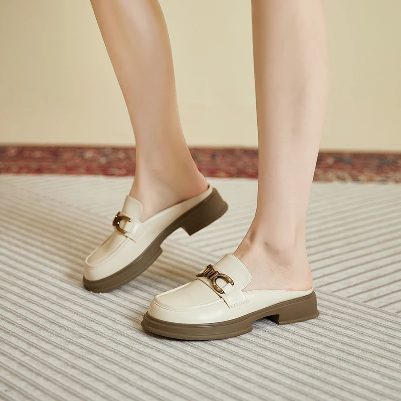 Designer Platform Sandals Women 2023 Trend Summer Luxury Home Slippers Ladies Mules Chunky Slides Wedges Fashion Elegant Loafers