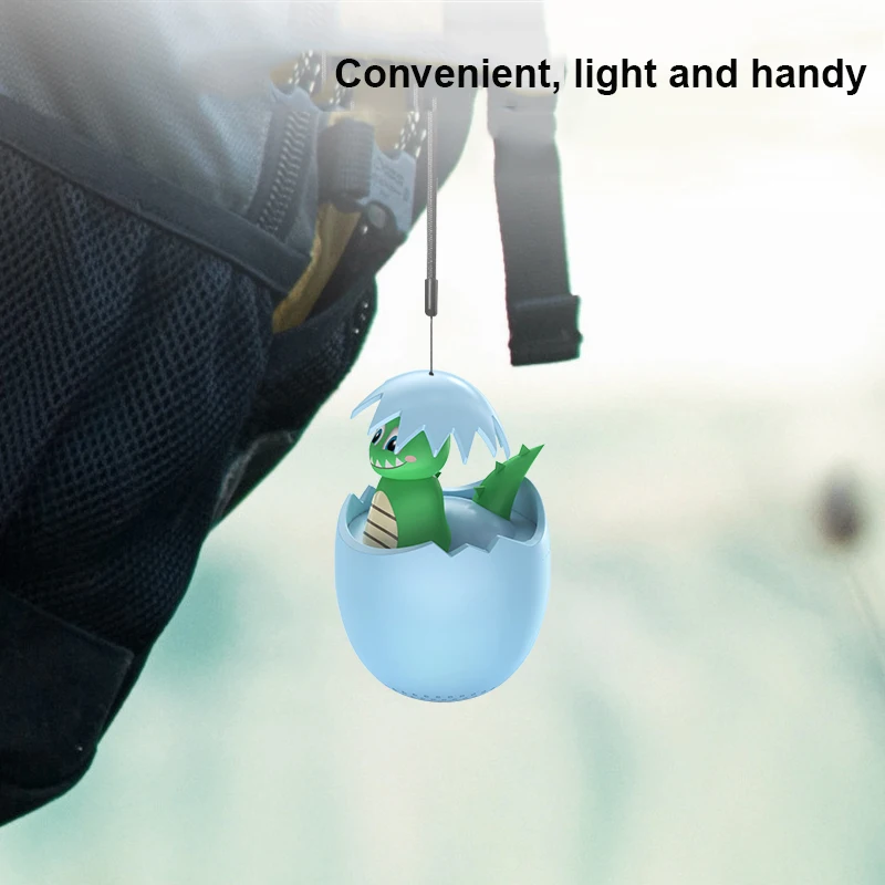 

Creative Eggshell Dinosaur Outdoor Portable Bluetooth Speaker Wireless Mini Stereo Subwoofer HIFI Surround Sound Music Player013