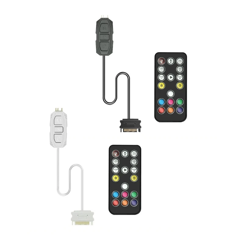 Комплект контроллера RGB-вентилятора компьютера 3-контактный концентратор ARGB 5 В