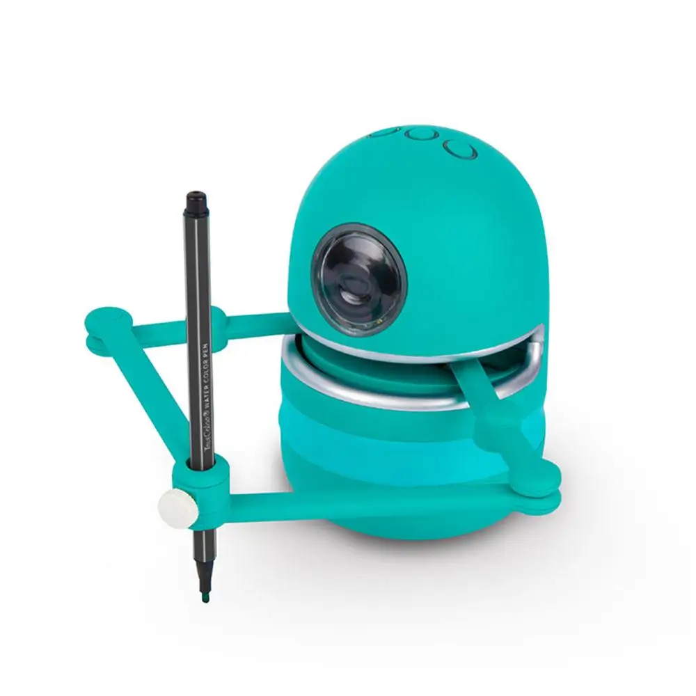 

New Small Magic Q Draw Robot Toys for Kids Students Learning Draw Tool Toys Children Robot Puzzle Gift English Version