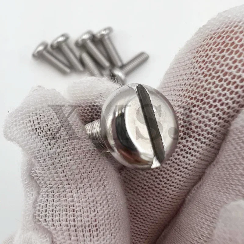 10/50 шт. M3 M4 M5 M6 M8 304 A2 нержавеющая сталь GB67 Метрическая резьба шлицевая