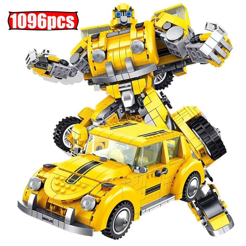 

1096 шт., Детский конструктор-трансформер