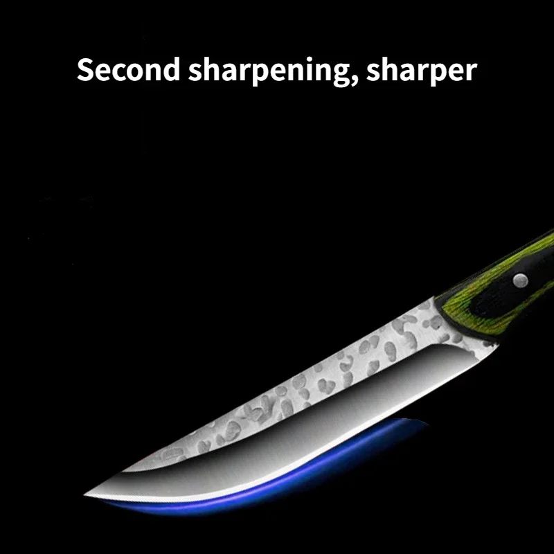 Новый кованый вручную искусственный маленький нож острый прямой высокой