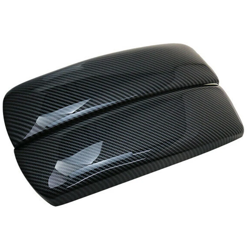 

Carbon Fiber Car Storage Box Panel Cover Armrest Box Panel for -BMW X5 X6 E70 E71 Center Console Decoration Stickers