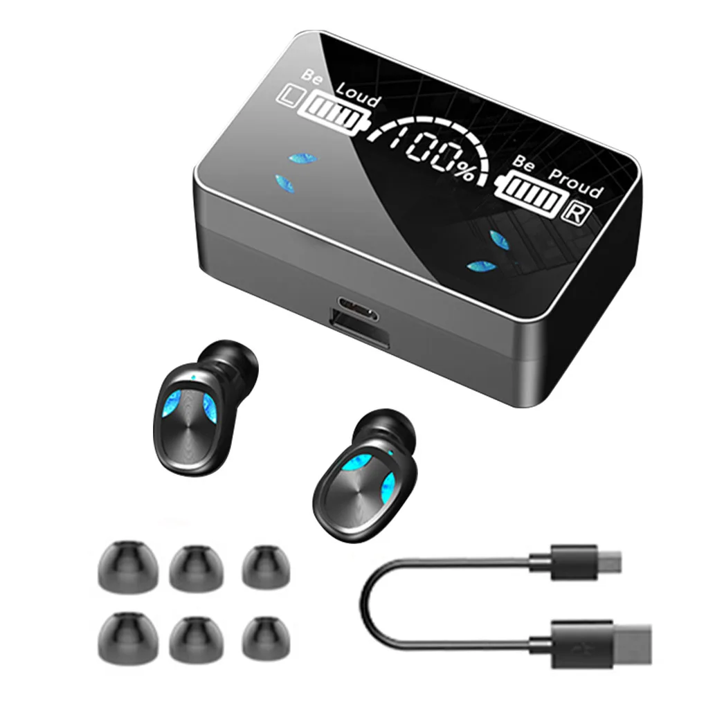 

true Wireless Earphones Waterproof Sports Running Headphones Stereo Headsets Bluetooth 5.0 Earphones