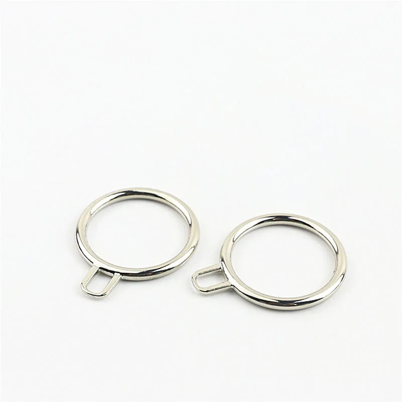 30pcs 28mm Metal O Ring Zipper Pullers Clothing Repair Zip Kits Pull Head for Zipper Sliders DIY Sewing Accessories