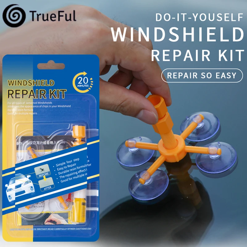 

DIY Windshield Repair Kit Quick Fix Car Window Glass Scratch Crack Restore Repair Tool Auto Window Screen Polishing Car Styling