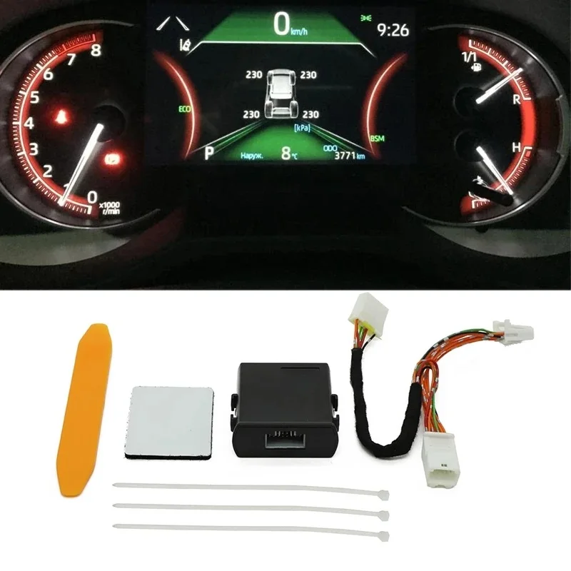 Car TPMS Tyre Pressure Monitoring System Digital LCD Dash Board Display For Toyota RAV4 XA50 2019 2020