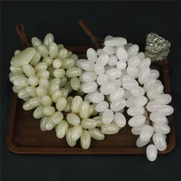 100pcsstring natural marble grape natural stones grape shape home decoration table decor north europe style stones