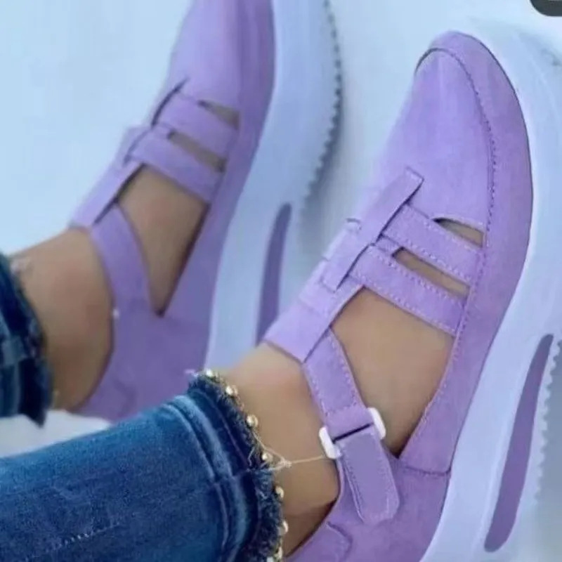 2023 Women's Sneakers Platform Casual Breathable Sport Design Vulcanized Shoes Wedges Fashion Female Footwear Zapatillas Mujer