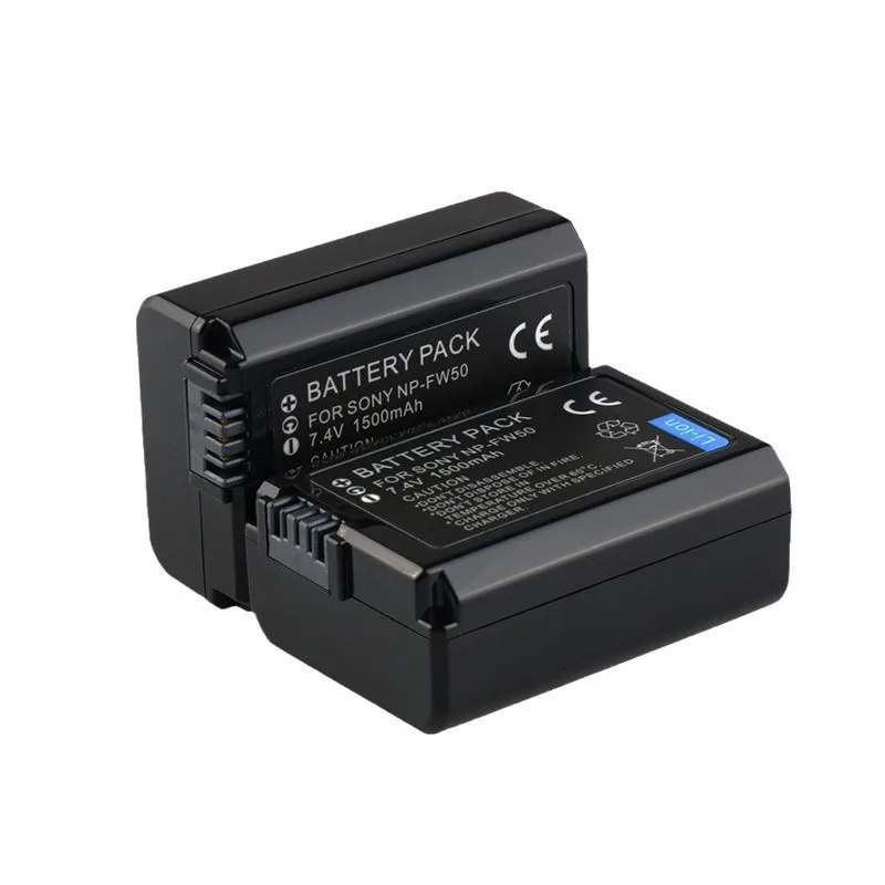 Фото Аккумулятор 1500 мАч NP-FW50 NPFW50 + зарядное устройство для Sony A6000 A6100 A6300 A6400 A6500 A5000 A5100 A7 A7II A7RII A7SII A7S A7S2 A7R NEX-3 №4