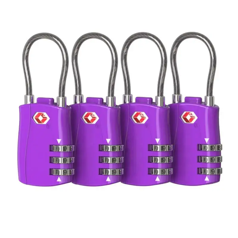 

3 Digit Combination Padlock For Travel Luggage Suitcase Code Lock Fixed Lock Anti-theft Bag Lock Accessories For Security