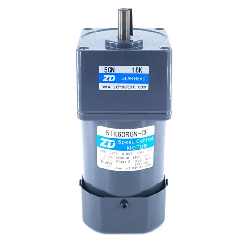 

Однофазный редукторный двигатель 5IK60RGN-CF для штамповочной и изоляционной машины