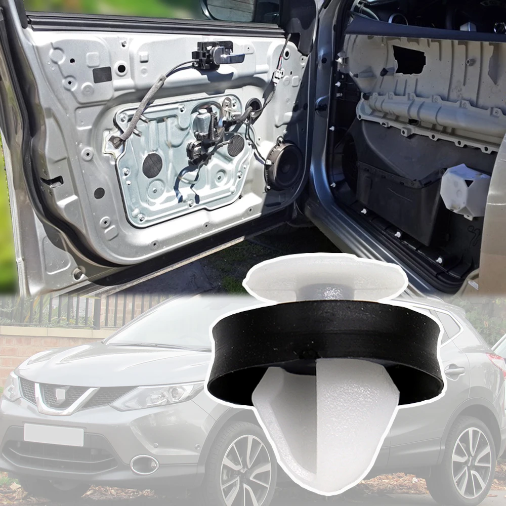 

10 шт., заклепки для бампера Nissan Qashqai J11 2013 2014 2015 2016 2017 2018 - 2021 Rogue Sport
