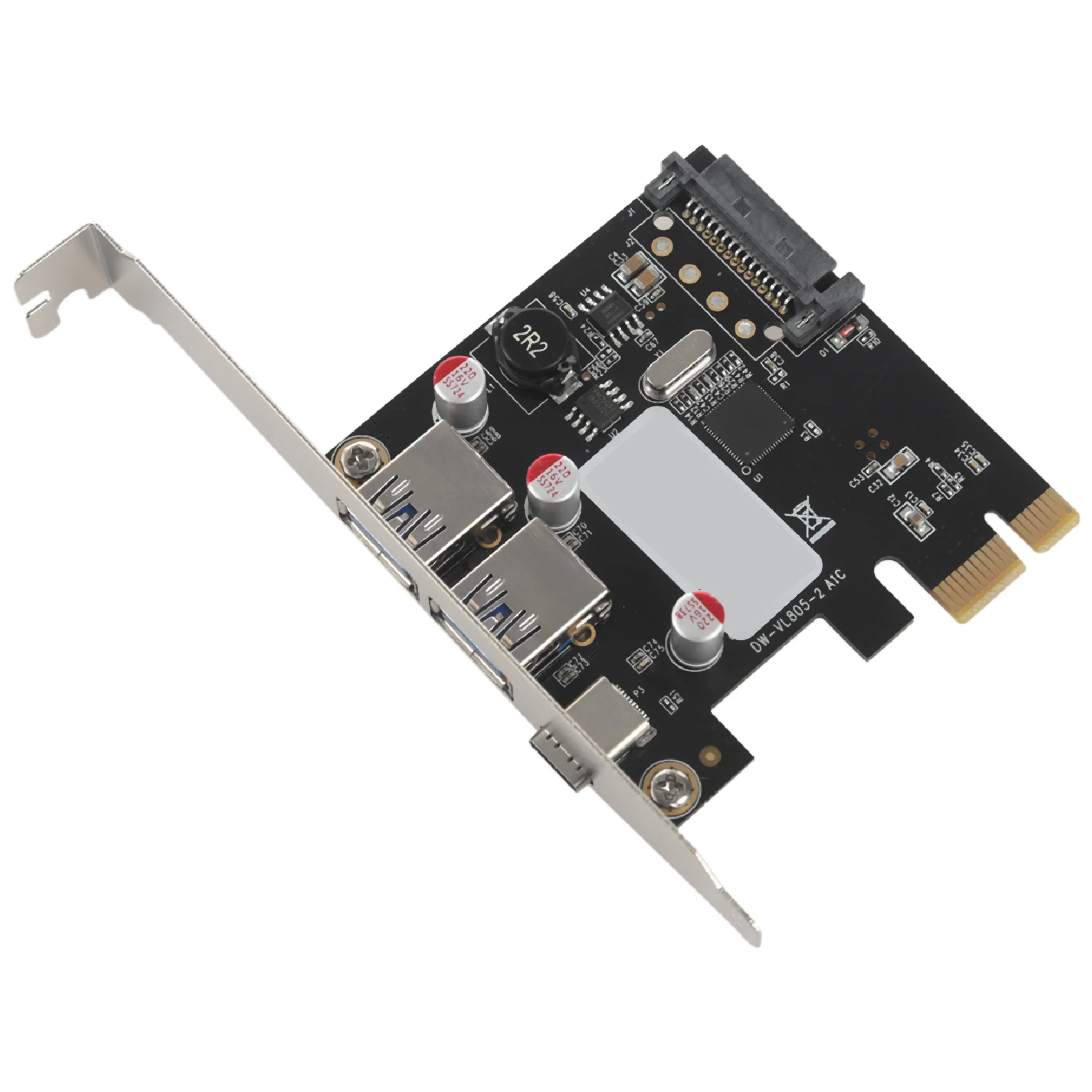 

Usb 3.1 Type C Pcie Expansion Card Pci-E To 1 Type C And 2 Type A 3.0 Usb Adapter Pci Controller Hub For Desktop Pc