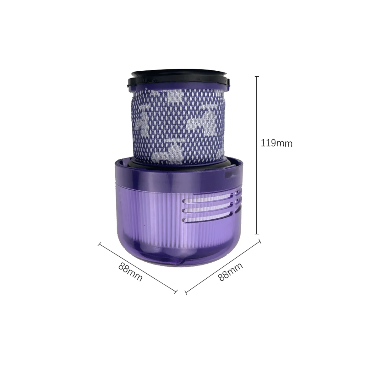 

Сменный моющийся HEPA-фильтр SV18 для Dyson V10 Digital Slim Handheld Wireless аксессуары для робота-пылесоса