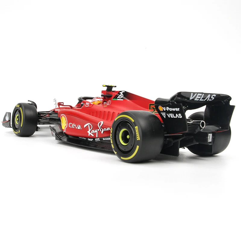 Продажа Bburago 1:18 Ferrari 2022 F1-75 SF21 #16 #55 2020 SF1000 #5 F1 гоночная Формула автомобиль статическая имитация литая модель автомобиля из сплава