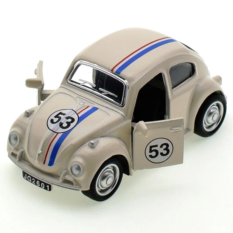 

Retro Car Model Old Alloy Die-casting Car Model Simulation Beetle Car Ornaments Metal Alloy Car Children's Collection Toys