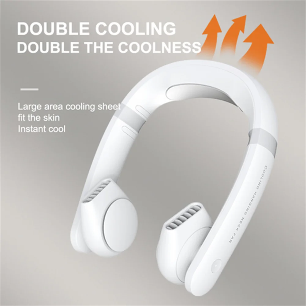 

Безлопастной вентилятор с подвесным шейным вентилятором, перезаряжаемый вентилятор, бесшумные спортивные вентиляторы для дома и улицы, по...