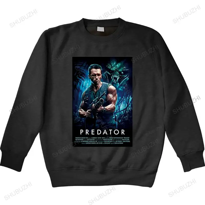 

PREDATOR ARNOLD SCHWARZENEGGER POSTER ALIEN AVP MENS XMAS GIFT hoodie Cotton Cool Design 3D Top Plus Size mens shubuzhi hoodies