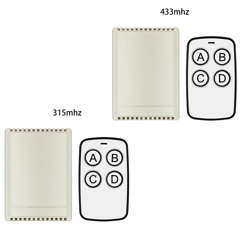 

Радиочастотный пульт дистанционного управления DC 12 В 4CH Универсальный беспроводной пульт дистанционного управления 315 МГц/433 МГц релейный п...
