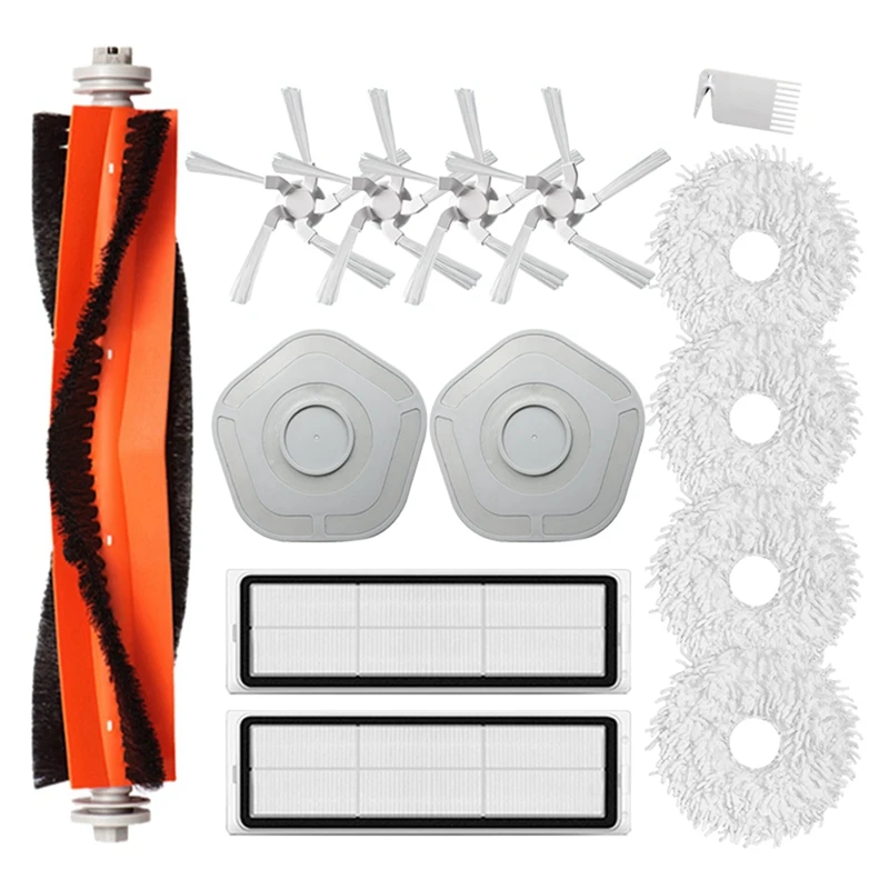 

Швабра для пылесоса Xiaomi Dreame Bot W10 W10pro, основная и боковая щетки, фильтр НЕРА, Сменные Запчасти