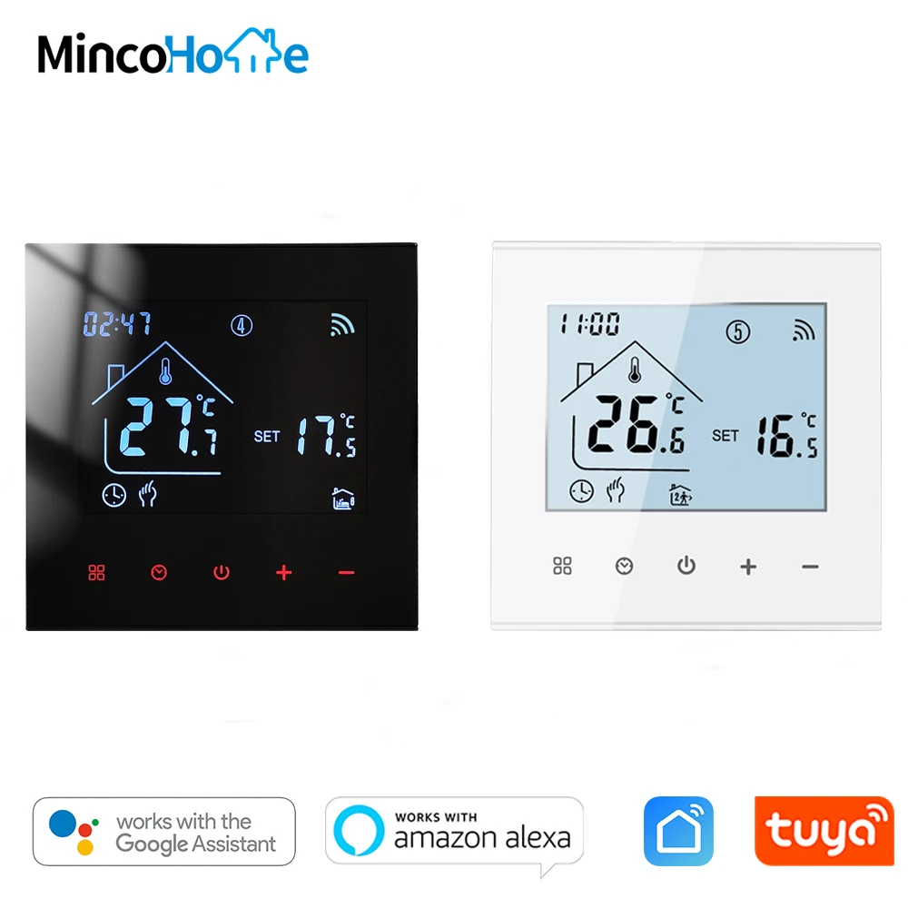 

Smart Home Thermostat Wifi 3A/16A LCD Display Programmable M4A Electric Floor Heating/Water Heating/Gas Boiler Work with Tuya
