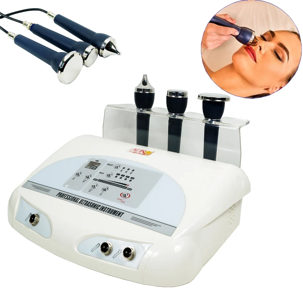 

Professional ultrasound with 3 Mhz or 1 Mhz frequency for body and face Au-8205
