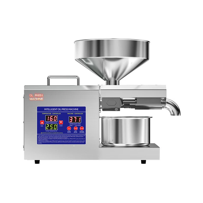 Пресс для масла 950 Вт коммерческий экстрактор из нержавеющей стали с контролем