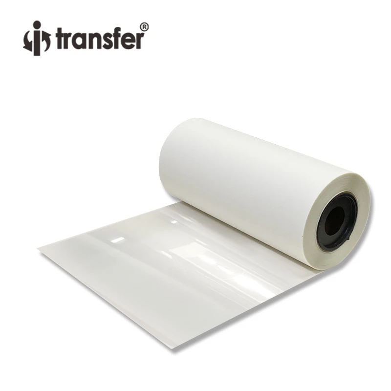 

2 Rolls Single Side Matte PET Film Hot/Cold Peeling Clothe Transfer Printing Paper Film For DTF Printer Roll Size 30cmx100m Film