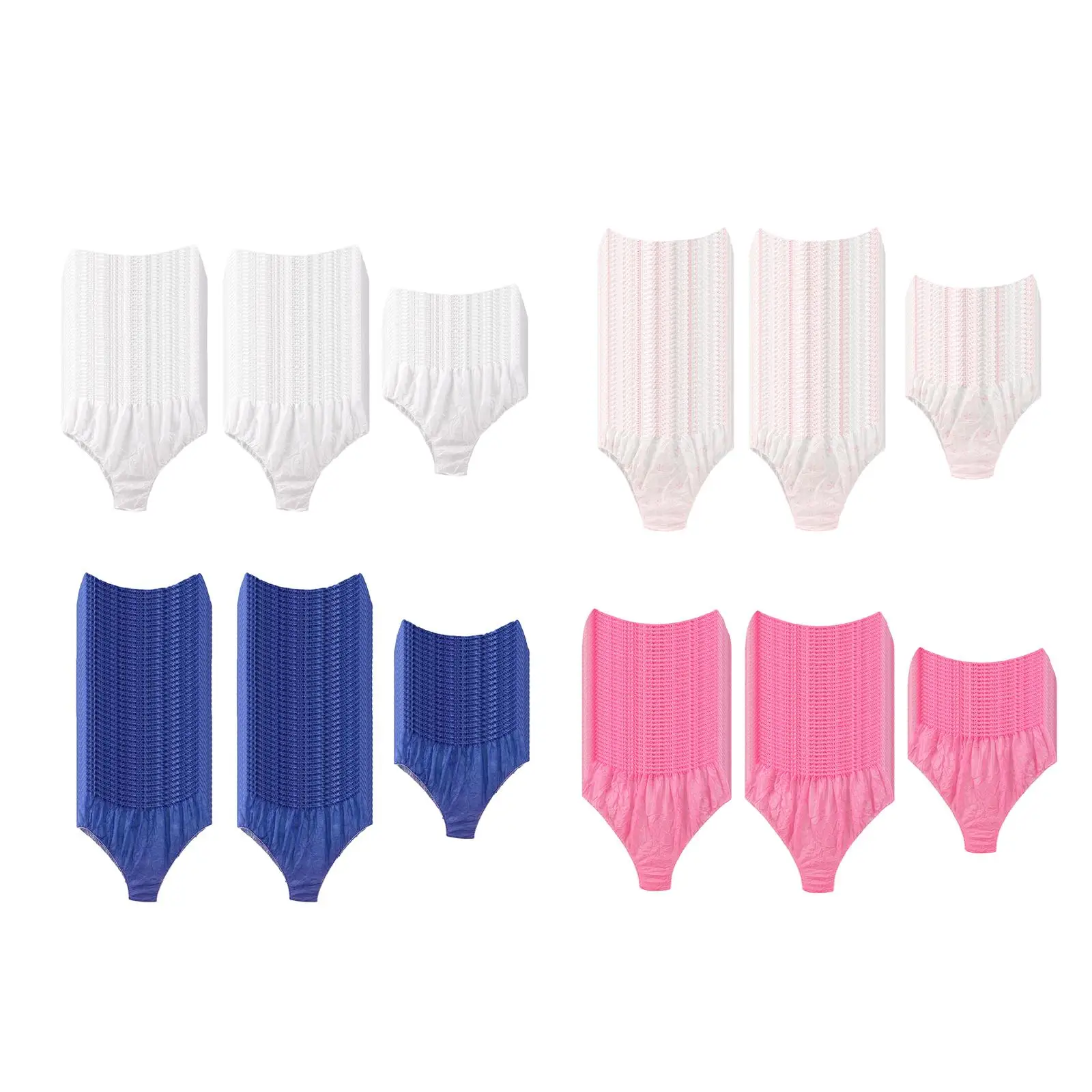 

100x Disposable Underwear Panties Elastic Waist Breathable Single Layer Comfortable Portable Briefs for Salon SPA hotel