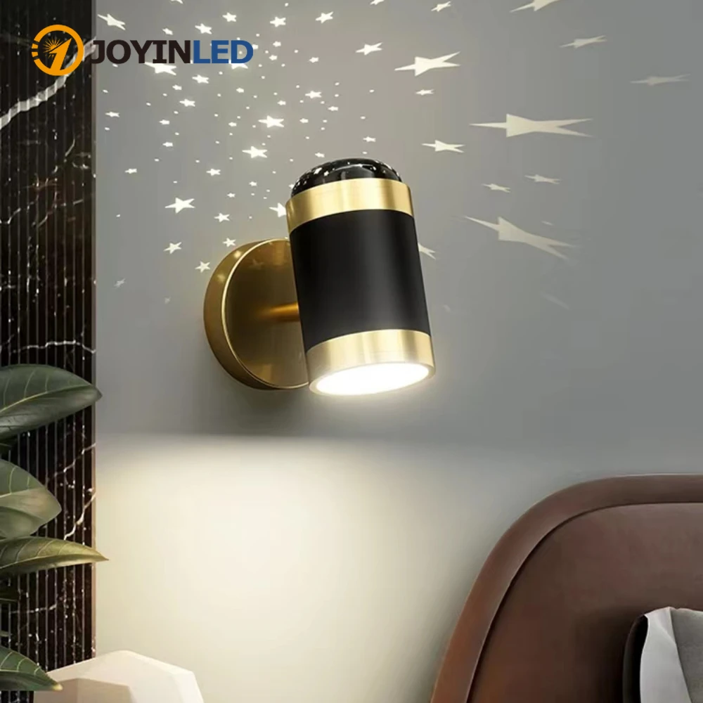 

Modern LED Wall Lamp Iron Aluminum Children's Room Decor Indoor Fixtures Lustre Study Living Rooms Bedroom Wall Sconces