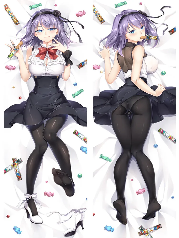 

Dakimakura Anime Pillowcase Dagashi Kashi Shidare Hotaru Endou Saya Custom Cushion Pillow Cover Home Hugging Body Pillow Case