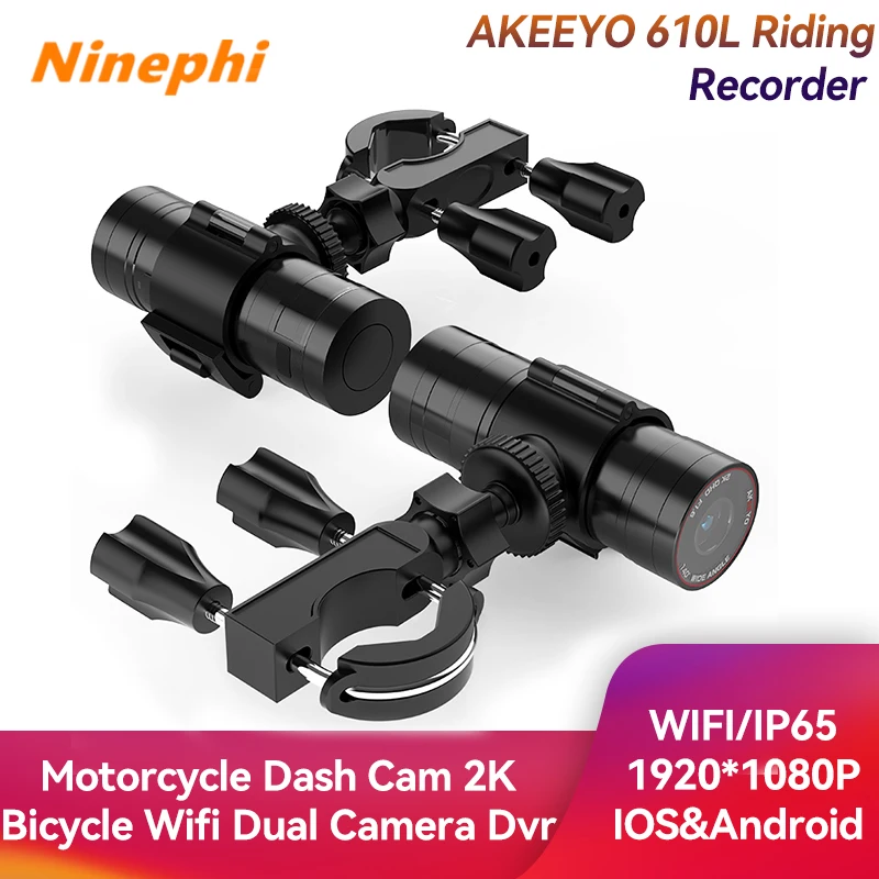 

Motorcycle Camera Video Recorder 2k 1920P Motor Bicycle Camera Helmet Camera Wifi Motorbike IP65 DVR Dash Cam Night Vision