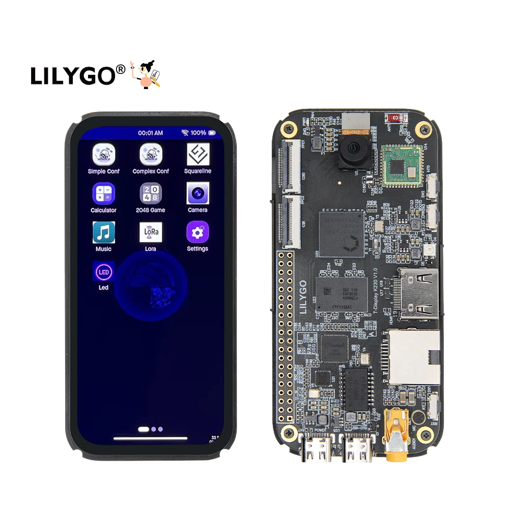 Фото T-Display K230 1,6 ГГц AIoT-чипы 4,1-дюймовый AMOLED-экран Плата разработки Ai LoRa + HDMI + порт Ethernet + камера ISP №2