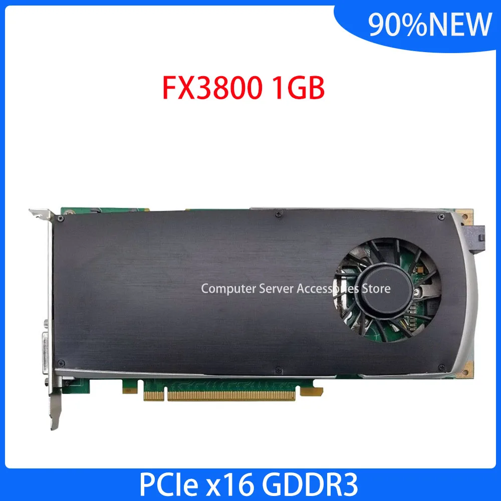 Оригинальная графическая карта FX3800 1 Гб PCIe x16 GDDR3 519297-001 2560 × 1600 1024 МБ 3800 бит FX 1 Гб, графическая Операционная карта