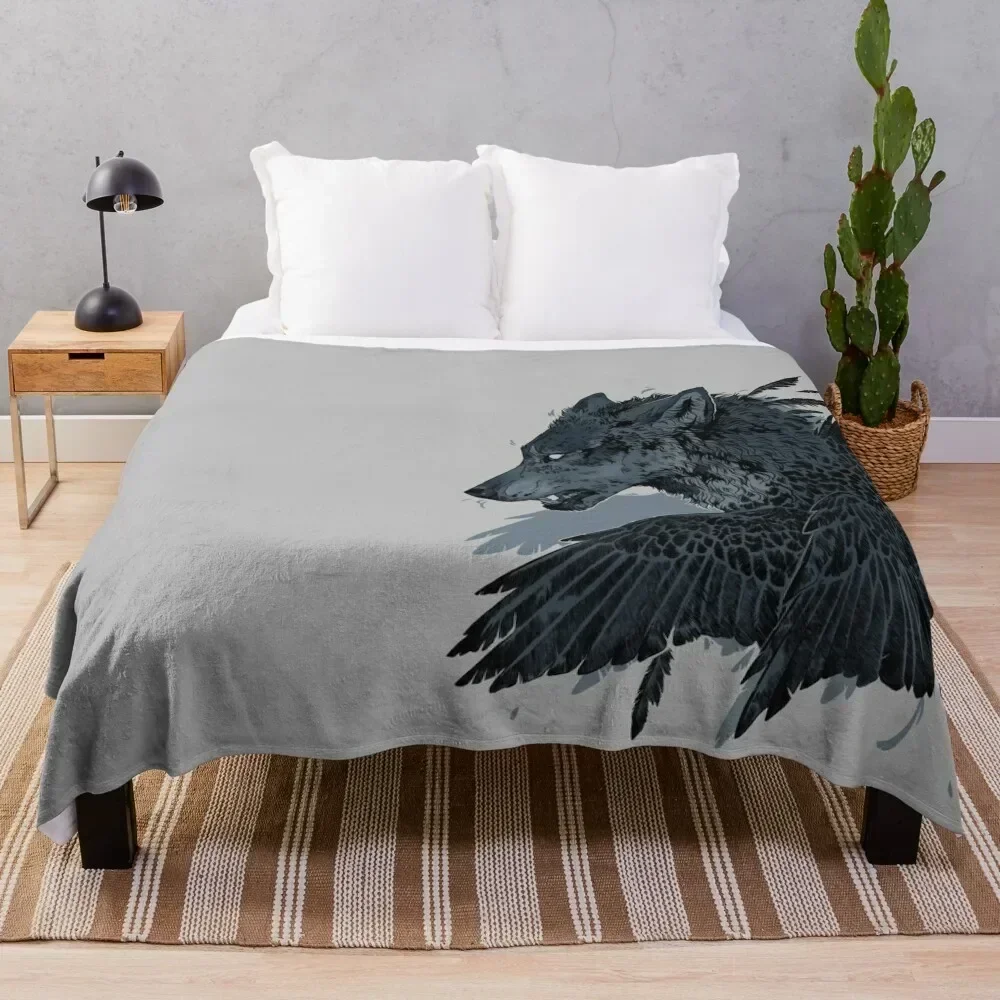 Одеяло Shapeshifter (серое) Красивая фланелевая ткань Свободные рождественские