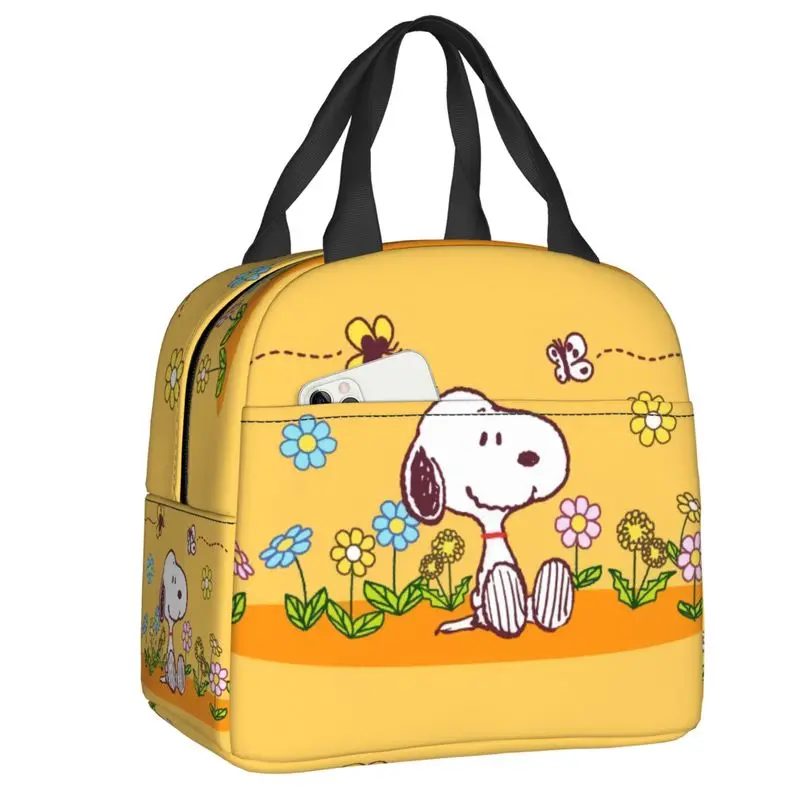 Милый мультяшный Снупи Ланч-бокс на заказ портативный Термоизолированный для