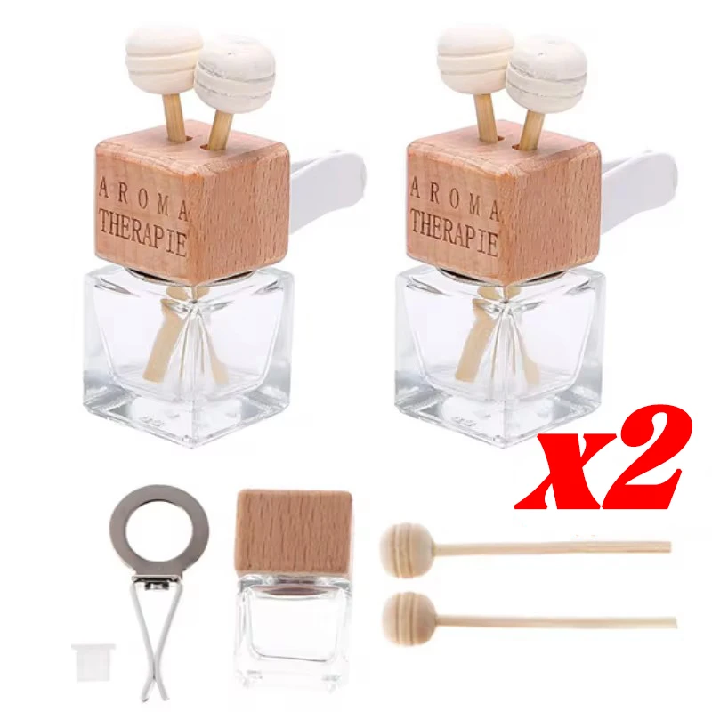 8 мл автомобильный освежитель воздуха зажим для духов пустая стеклянная бутылка