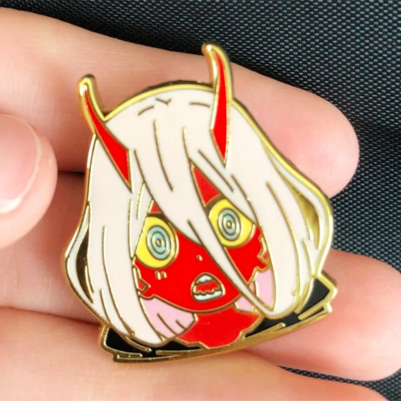 

Cute Young Zero Two Darling in the Franxx Brooch Metal Badge Lapel Pin Jacket Jeans Fashion Jewelry Accessories Gift