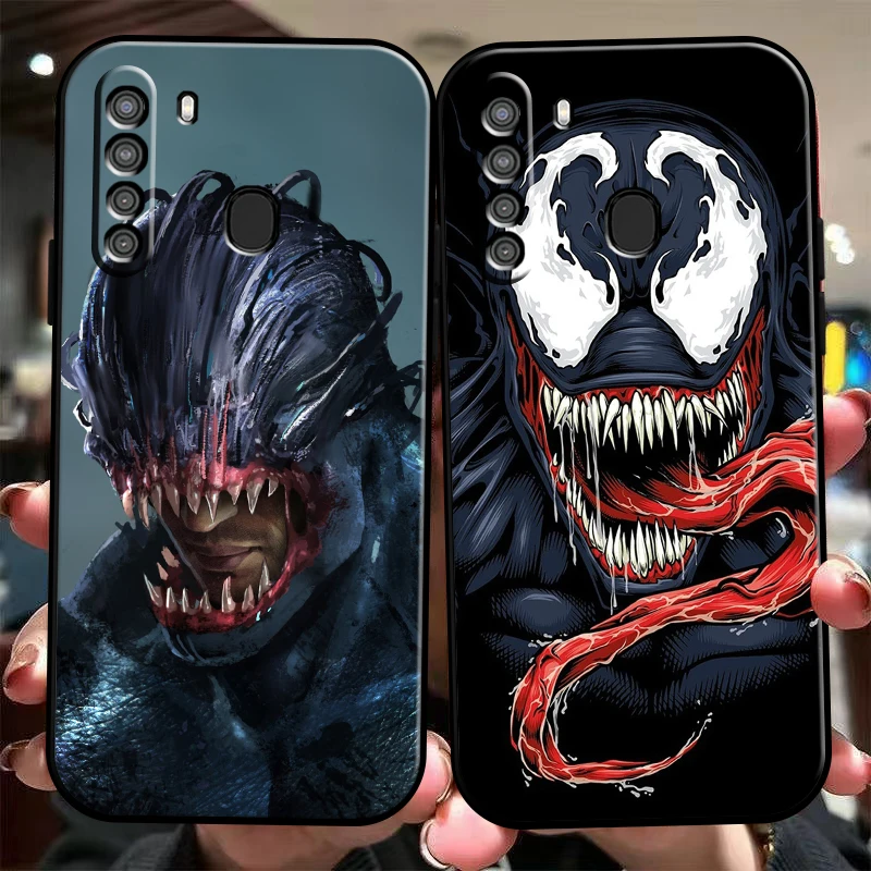 

Marvel Venom COOL Phone Case For Samsung Galaxy S20 S20FE S20 Ulitra S21 S21FE S21 Plus S21 Ultra Soft Carcasa Liquid Silicon