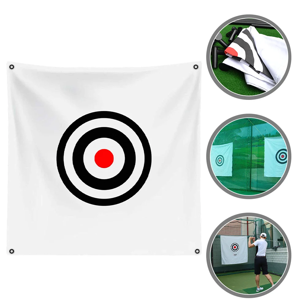 

Net Target Hitting Practice Cloth Backstop Chipping Training Range Hanging Circle Driving Pitching Indoorreplacement Aids Set