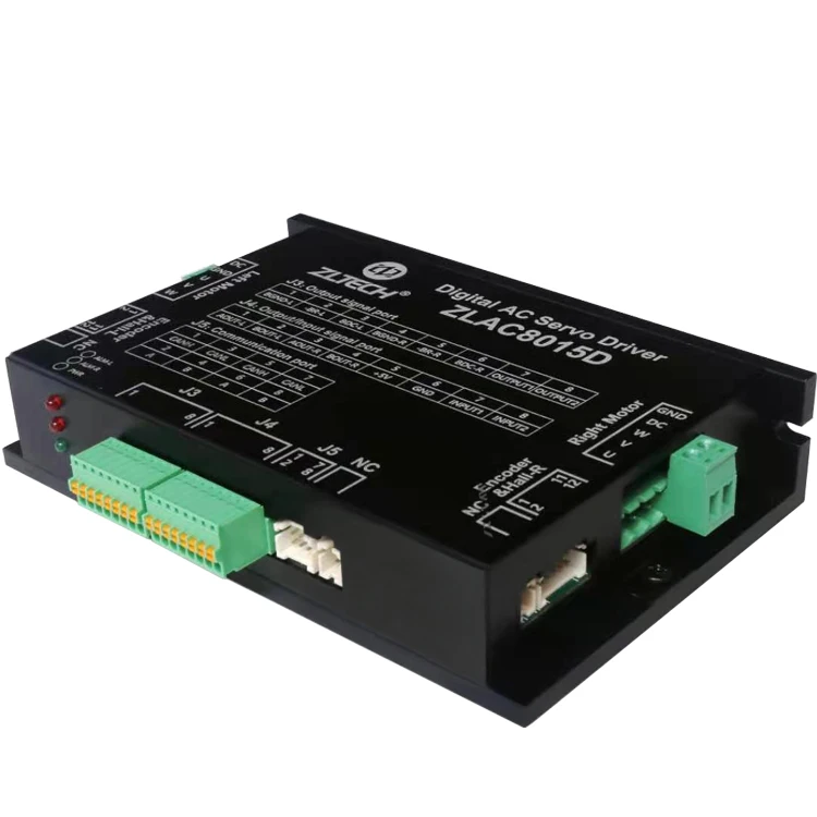 

ZLTECH RoHS CE CANopen RS485 24V-48V 15A-30A 3 phase 500W brushless AC DC Dual Channel hub motor servo driver for delivery robot